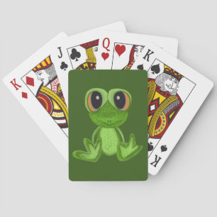 Mijn groene kikkervriend pokerkaarten