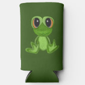 Mijn groene kikkervriend seltzer blikjeskoeler (Voorkant)