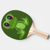 Mijn groene kikkervriend tafeltennisbatje (Zijkant)