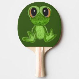 Mijn groene kikkervriend tafeltennisbatje