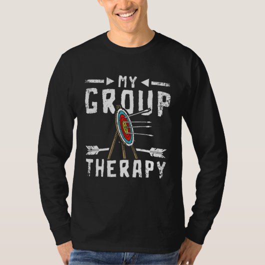 Mijn groepstherapie Boogschieten T-shirt (Voorkant)