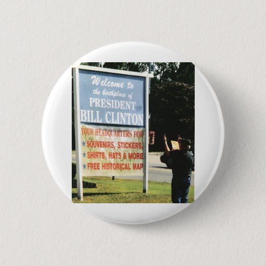 MIJN GROET AAN BILL RONDE BUTTON 5,7 CM (Voorkant)