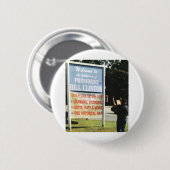 MIJN GROET AAN BILL RONDE BUTTON 5,7 CM (Voorkant /achterkant)