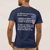 MIJN GRONDWET STAAT DUIDELIJK SHIRT (Achterkant)