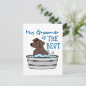 Mijn Groomer Briefkaart (Staand voorkant)