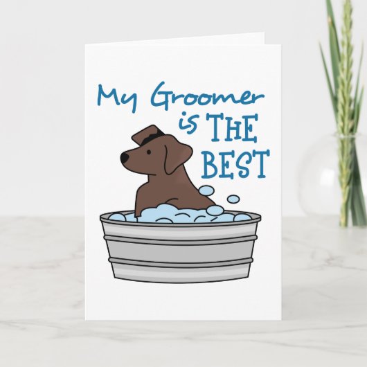 Mijn Groomer Kaart (Voorkant)