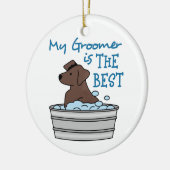 Mijn Groomer Keramisch Ornament (Links)