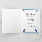 Mijn Groomman Uitnodiging voorstel Bruiloft (Binnen)