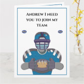 Mijn Groomman Uitnodiging voorstel Bruiloft (Gele Bloem)