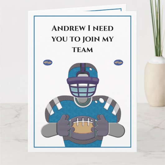 Mijn Groomman Uitnodiging voorstel Bruiloft (Voorkant)