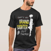 Mijn grootdochter Cheerleader Grandpa heeft grappi T-shirt (Voorkant)