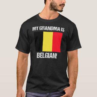 Mijn grootmoeder is Belgisch Pride Belgisch Vlag T-shirt