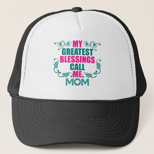 Mijn grootste zegen noemt me mama trucker pet (Voorkant)