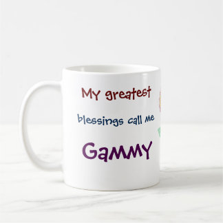 Mijn grootste zegeningen noemen me Gammy Coffee Mo Koffiemok