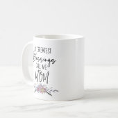 Mijn grootste zegeningen noemen me mam koffiemok (Voorkant links)