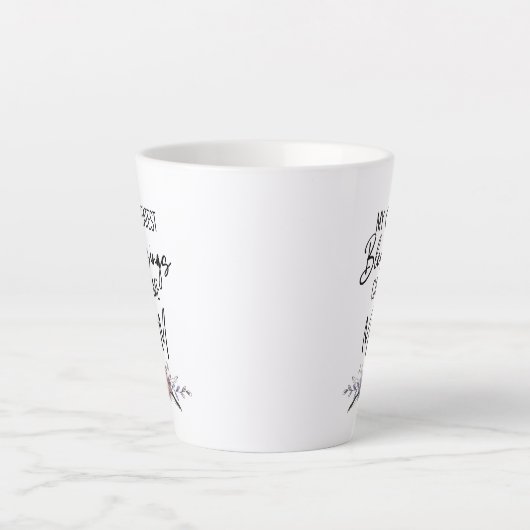 Mijn grootste zegeningen noemen me mam latte mok (Voorkant)