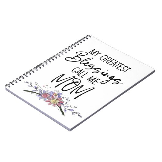 Mijn grootste zegeningen noemen me mam notitieboek (Linkerzijde)