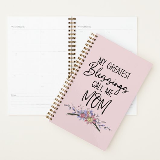 Mijn grootste zegeningen noemen me mam planner (Display)