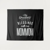 Mijn grootste zegeningen noemen me mam wandkleed (Voorkant (horizontaal))
