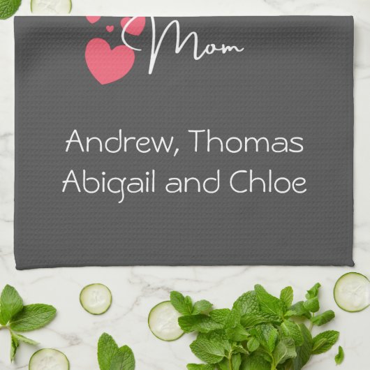 Mijn grootste zegeningen noemen me mama, Gift voor Theedoek (Gevouwen)