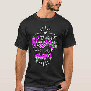 Mijn grootste zegeningen noemen me Memaw Gram T-shirt