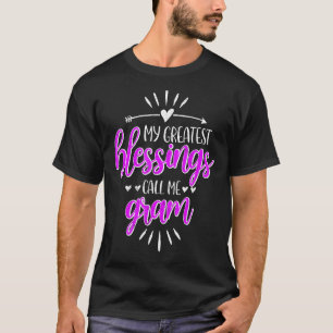 Mijn grootste zegeningen noemen me Memaw Gram T-shirt