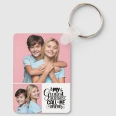 Mijn grootste zegeningen noemen me moeder 3 foto sleutelhanger (Achterkant)