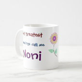 Mijn grootste zegeningen noemen me Noni Coffee Mok (Voorkant links)