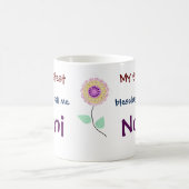 Mijn grootste zegeningen noemen me Noni Coffee Mok (Center)
