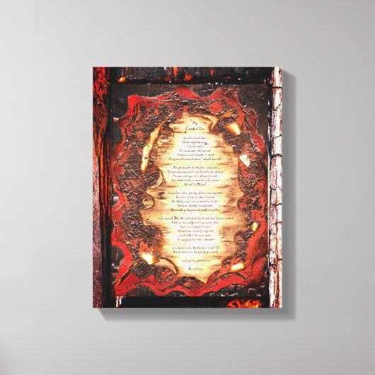 Mijn grootste zonde canvas afdruk (Voorkant)