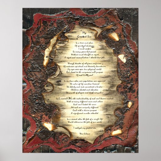 Mijn grootste zonde poster (Voorkant)