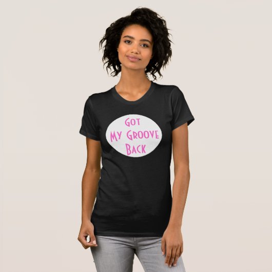 Mijn groove terug t-shirt (Voorkant volledig)