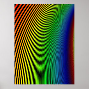 Mijn Groovy Rainbow Poster