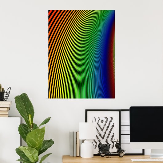 Mijn Groovy Rainbow Poster (Thuiskantoor)