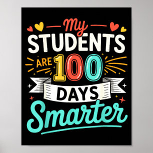 Mijn Groovy Studenten 100 Dagen Slimmer Poster