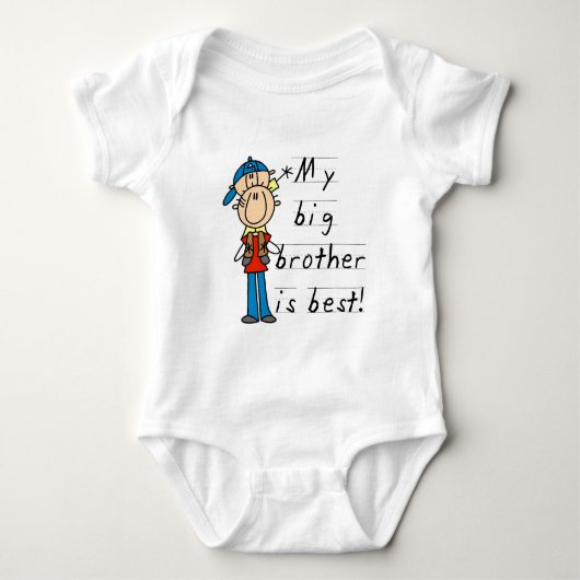 Mijn grote broer is beste Tshirts en geschenken (Voorkant)