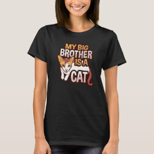 Mijn grote broer is een kattebak voor een Kind. T-shirt