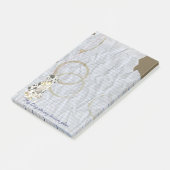 Mijn grote Dane Ate mijn Lesson Plan Post-it® Notes (Schuin)