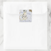 Mijn grote deen Ate Mijn Lesson Plan Vierkante Sticker (Tas)