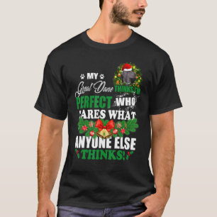 Mijn grote deen denkt dat ik perfect een geweldige t-shirt