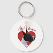 Mijn grote Deense Valentijn Sleutelhanger (Achterkant)