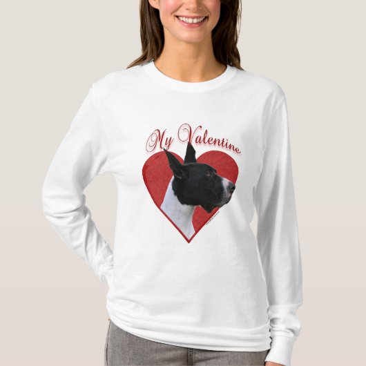 Mijn grote Deense Valentijn T-shirt (Voorkant)