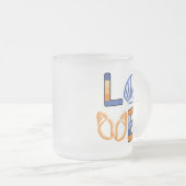 Mijn grote liefde: het Zee Matglas Koffiemok (Voorkant rechts)