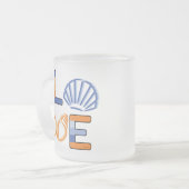 Mijn grote liefde: het Zee Matglas Koffiemok (Voorkant links)