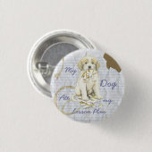 Mijn Grote Pyreneeën Ate Mijn Lesson Plan Ronde Button 3,2 Cm (Voorkant /achterkant)