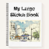 Mijn grote schetsboek notitieboek (Voorkant)
