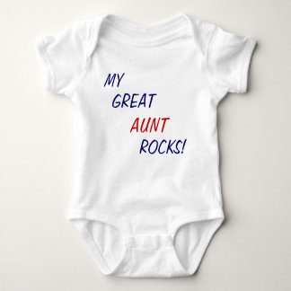 Mijn grote tante Rocks! Baby één stuk Romper