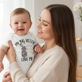 Mijn grote zus houdt van me romper