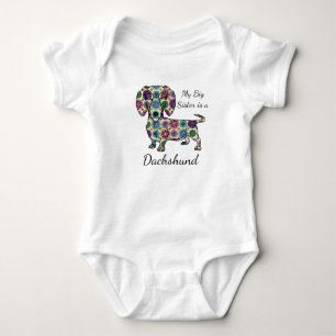 Mijn grote zus is een teckel bodysuit