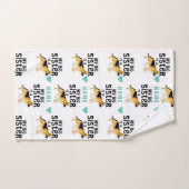 Mijn grote zusje is een Duitse herder Bad Handdoek (Handdoek)